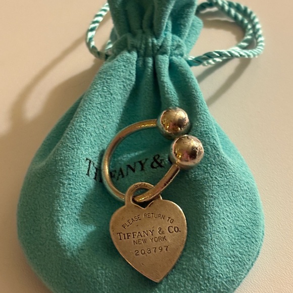Tiffany & Co. Accessories - 🩵Tiffany & Co. Sterling Silver .925 Return to Tiffany Heart Keychain & Pendant🩵
